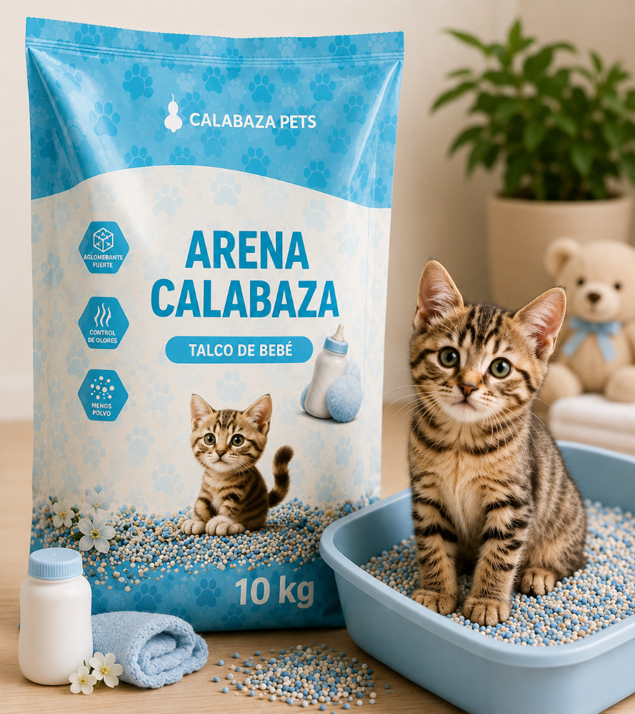 Arena Calabaza Talco de bebé 10 kg