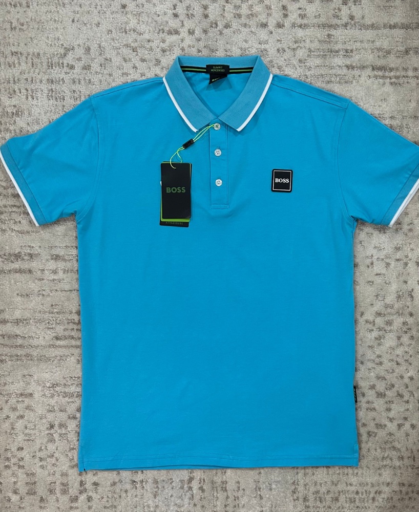 HUGO BOSS POLO AZUL CLARO / BLANCO POLO G5