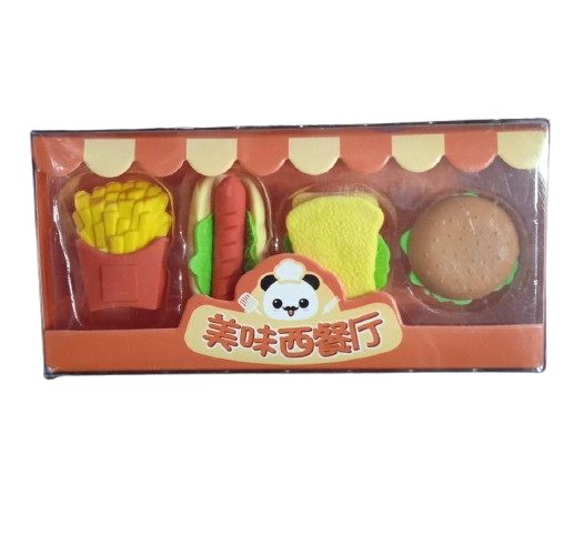 KIT DE BORRADORES FIGURAS DE COMIDA RAPIDA