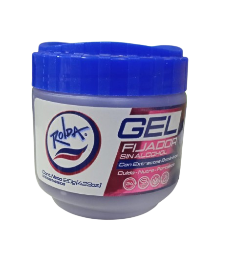 GEL FIJADOR SIN ALCOHOL MARCA ROLDA COLOR MORADO