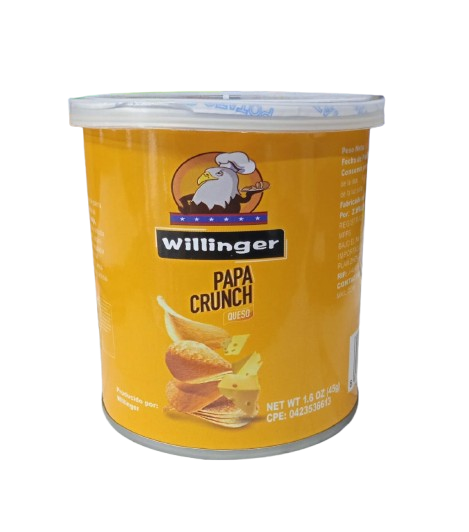 PAPA CRUNCH QUESO MARCA WILLINGER 45G