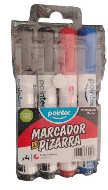 MARCADOR DE PIZARRA POINTER  PUNTA REDONDA