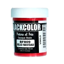 PINTURA AL FRIO COLOR ROJO NAVIDAD BF809 MARCA BLACK COLOR