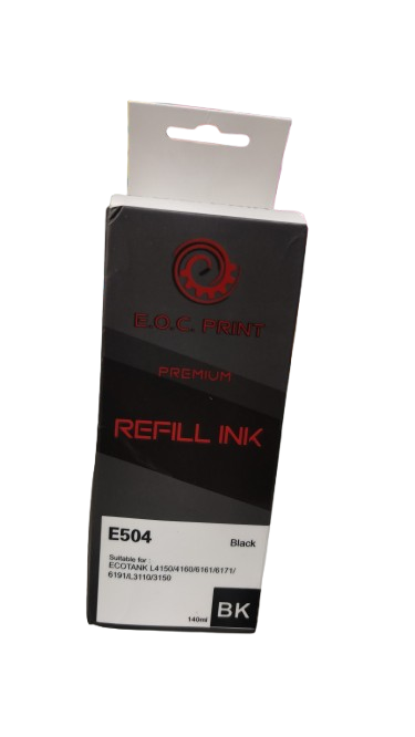 TINTA PARA IMPRESORA E.O.C PRINT BLACK 70ML