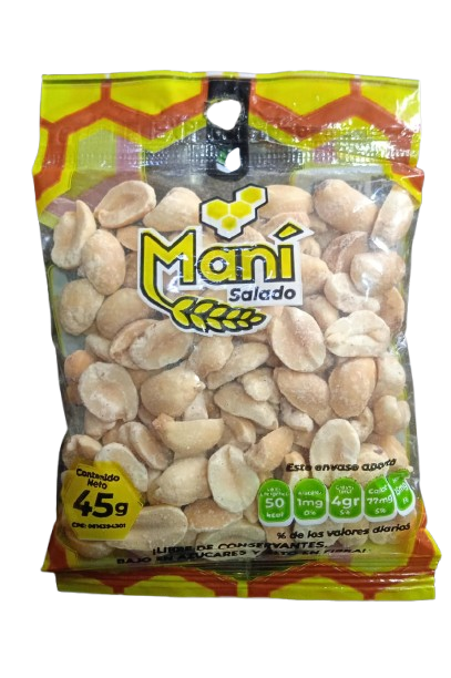MANÍ SALADO 45G