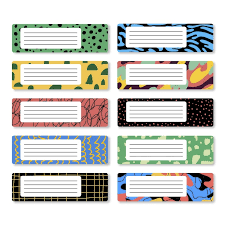 ETIQUETAS ESCOLARES PARA CUADERNOS GALAXI IMPORT