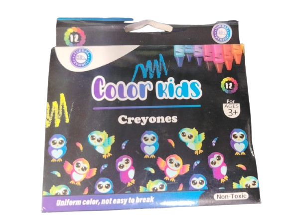COLOR CRAYONES  KIDS TURMAX HM-20-12