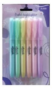 RESALTADOR HIGHLIGHTER COLRES SURTIDOS YUECAI X4 C/TAPA