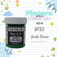 PINTURA AL FRIO BLACKCOLOR  VERDE PERICO BF821