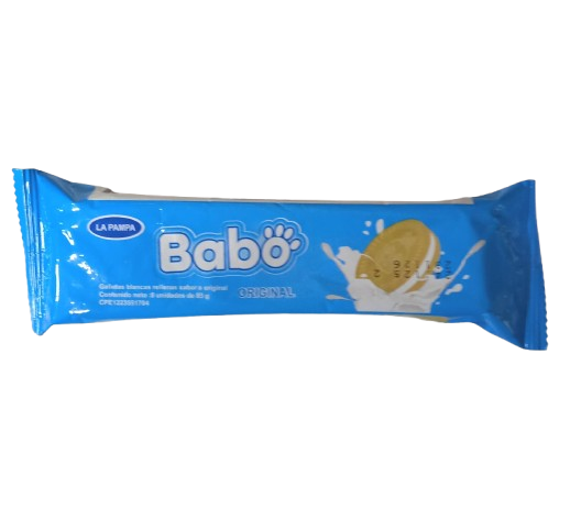 GALLETAS BABO BLANCAS RELLENAS SABOR ORIGINAL