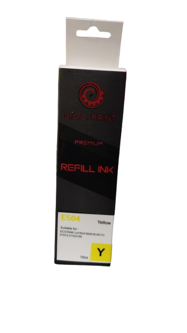 TINTA PARA IMPRESORA E.O.C PRINT YELLOW 70ML