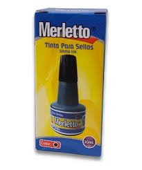 TINTA PARA SELLOS MARLLETTO STAMP INK 30ML COLOR  AZUL