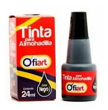 TINTA PARA ALMOHADILLA OFIART COLOR NEGRO