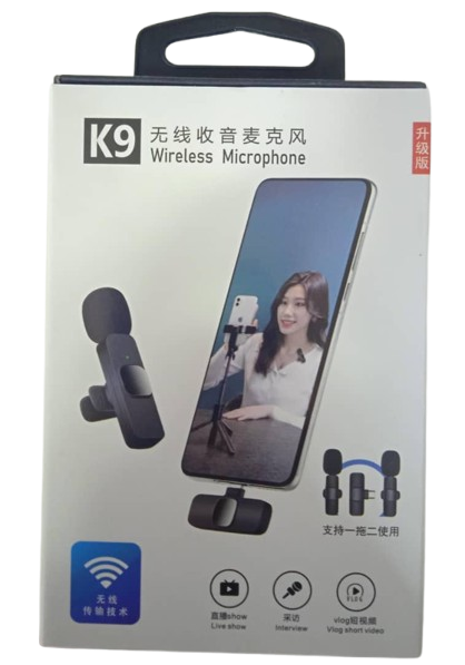 MICROFONO INALAMBRICO TIPO K9