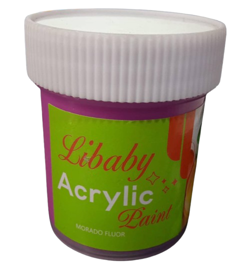 PINTURA AL FRIO MARCA LIBABY COLOR MORADO FLUOR