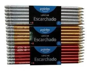 LAPIZ DE GRAFITO ESCARCHADO POINTER 2HB