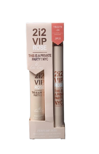 SET DE PERFUME 2I2 VIP ROSE 35ML C/U
