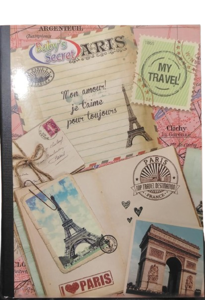 LIBRETA MY TRAVEL  BABYS SECRET MODELOS VARIADOS