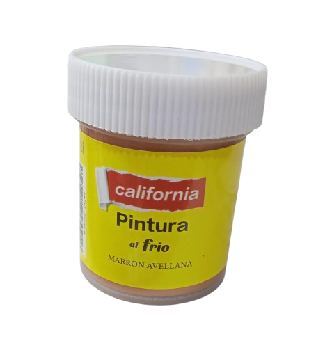 PINTURA AL FRIO CALIFORNIA COLOR MARRÓN AVELLANA