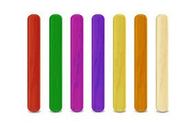 PALETAS DE COLORES PEQUEÑAS 11CM