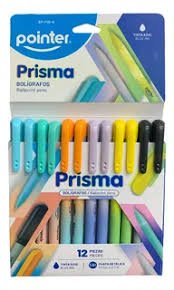 BOLIGRAFOS PRISMA POINTER 0.7MM NOGRO C/TAPA