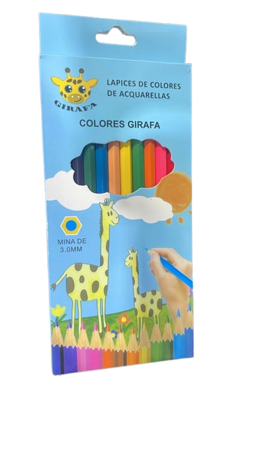 COLOR DE ACUEARELLA GIRAFA MINA DE 3.0MM