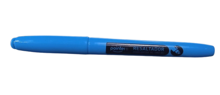 RESALTADOR MARCA POINTER COLOR AZUL INTENSO