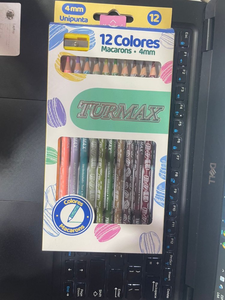 COLOR MACARONS TURMAX 4MM X12