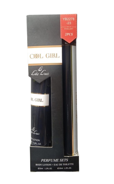 SET DE PERFUME COOL GIRL LÉA LUIS 35ML C/U
