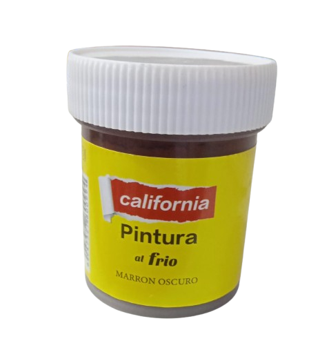 PINTURA AL FRIO CALIFORNIA COLOR MARRÓN OSCURO