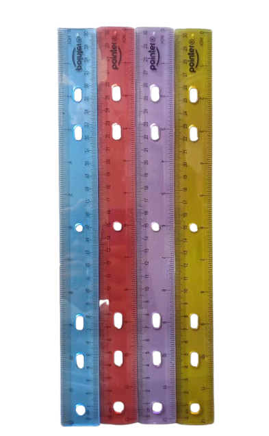 REGLA DE COLORES 30 CM MARCA POINTER