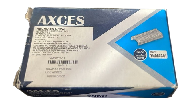 GRAPAS AXCES 1000 UNIDADES 26/6