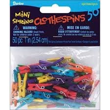 PINZAS DE ROPA COLORES SURTIDOS ALFA COLOR WOODEN  CLIP