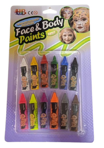 KIT DE PINTURA CORPORAL