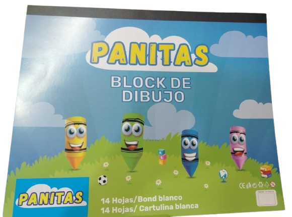BLOCK DE DIBUJO PANITA 14 HJ