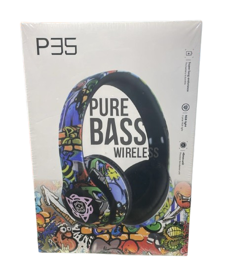 AUDIFONOS INALAMBRICOS PURE BASS WIRELESS P35
