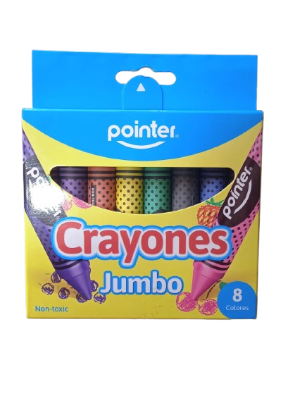 CRAYONES POINTER JUMBO X8