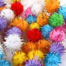 BOLITA POM POM BALL ALFA 50BPCS 2.5CM