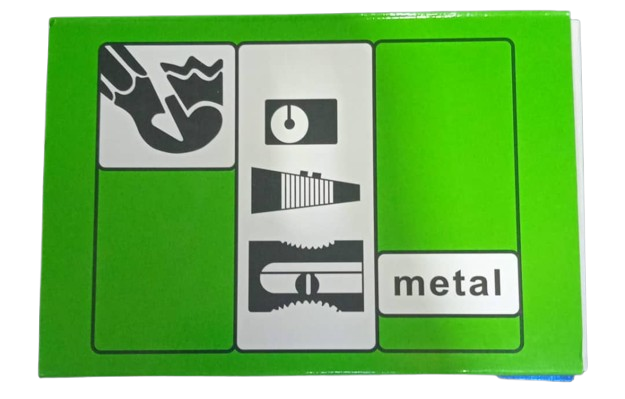 CAJA DE SACAPUNTAS DE METAL X12 UNIDADES