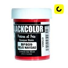PINTURA AL FRIO BLACKCOLOR ROJO NAVIDAD BF809