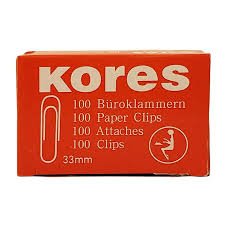 CLIPS KORES 33mm 100 UNIDADES