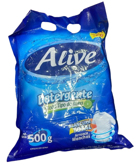 JABON EN POLVO ALIVE 500GR