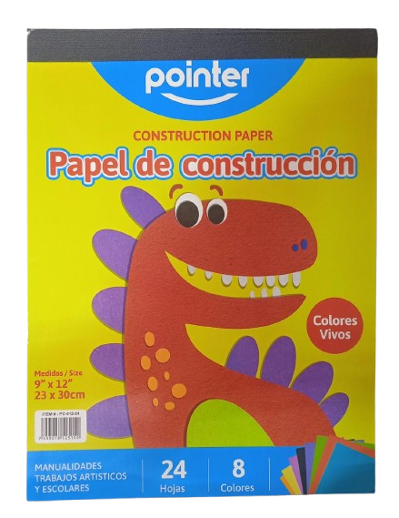 PAPEL DE CONSTRUCCIÓN X24 MARCA POINTER