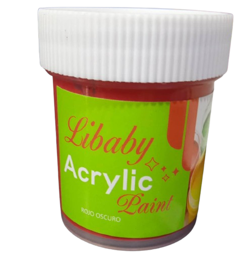 PINTURA AL FRIO MARCA LIBABY COLOR ROJO OSCURO