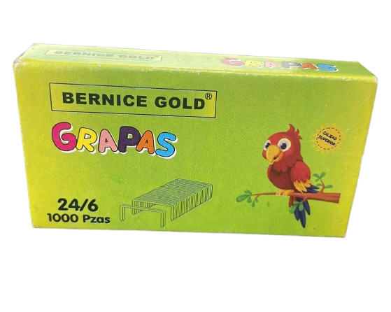 GRAPAS BERNICE GOLD 1000 UNIDADES 24/6