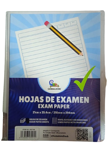 RESMILLA DE HOJA PAPEL MINISTRO CAMALEON X15