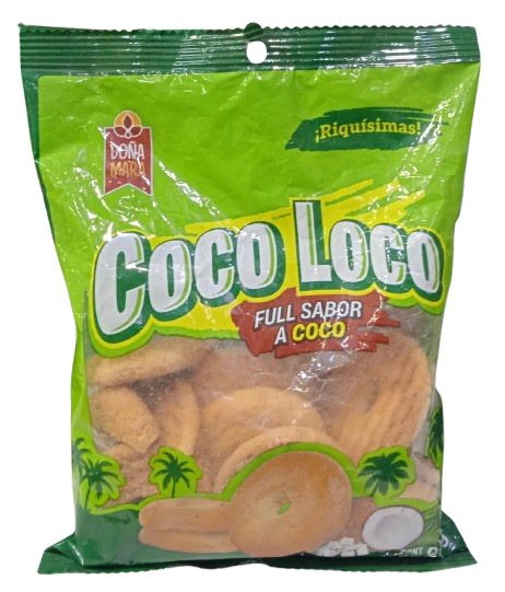 GALLETAS COCO LOCO MARCA DOÑA MARA 90 G
