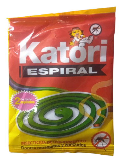 REPELENTE DE MOSQUITOS MARCA KATORI ESPIRAL DE 2 UNIDADES