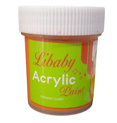PINTURA AL FRIO MARCA LIBABY COLOR NARANJA CLARO