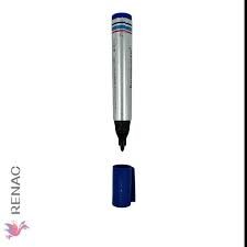 MARCADOR PERMANENTE CR550 CHENGRUN PUNTA FINA AZUL